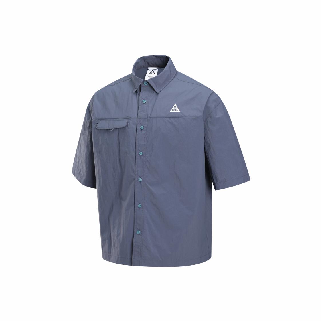 

Nike Fashionable Versatile Sun-Protective Short-Sleeve T-Shirt for Men, Blue L