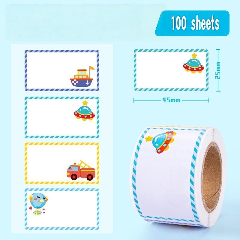 

100/270/290pcs/Roll Colorful Labels Item Mark School Stationery Supplies Cute Animal Stickers For Classroom Identification