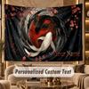 Music General (72) Theme Wall Tapestry Customized With Name Text Personalized Hanging Tapestry For Bedroom Living Room Decor