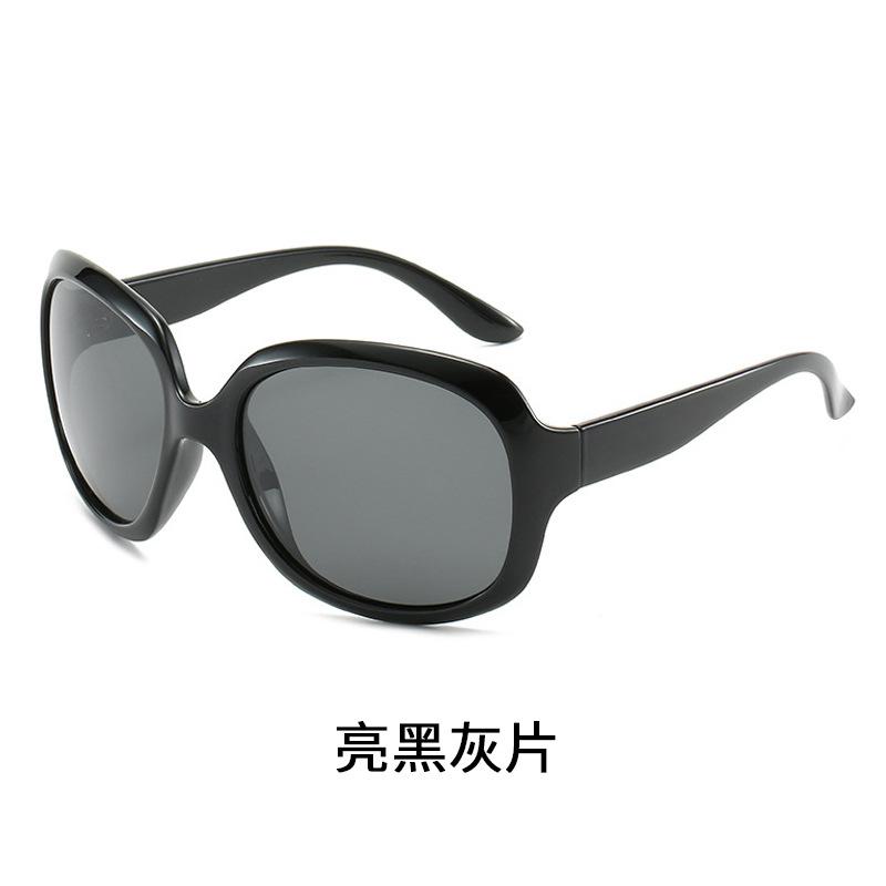 3113 Polarized Sunglasses Large Frame Sunglasses Women S High-End Sense, Uv-Proof Sunglasses Large Frame Glasses