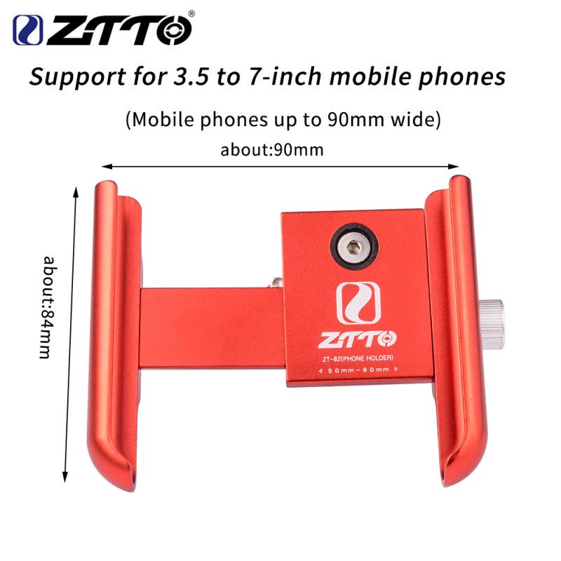 ZTTO Bicycle Aluminium Alloy Mobile Phone Bracket GPS Bracket Motorcycle Navigation Bracket
