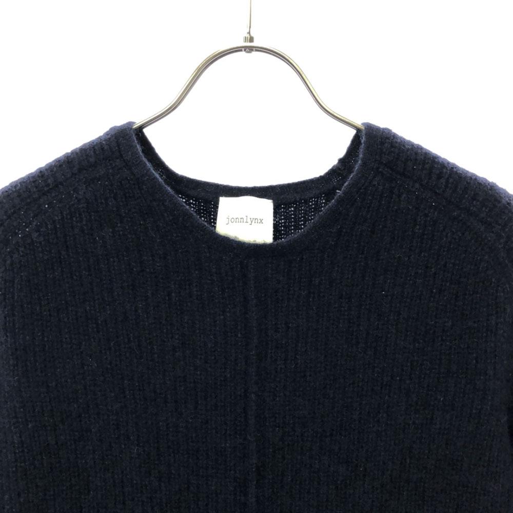 Jonnlynx Wool Long Sleeve Knee-length Dress M Navy Women Used