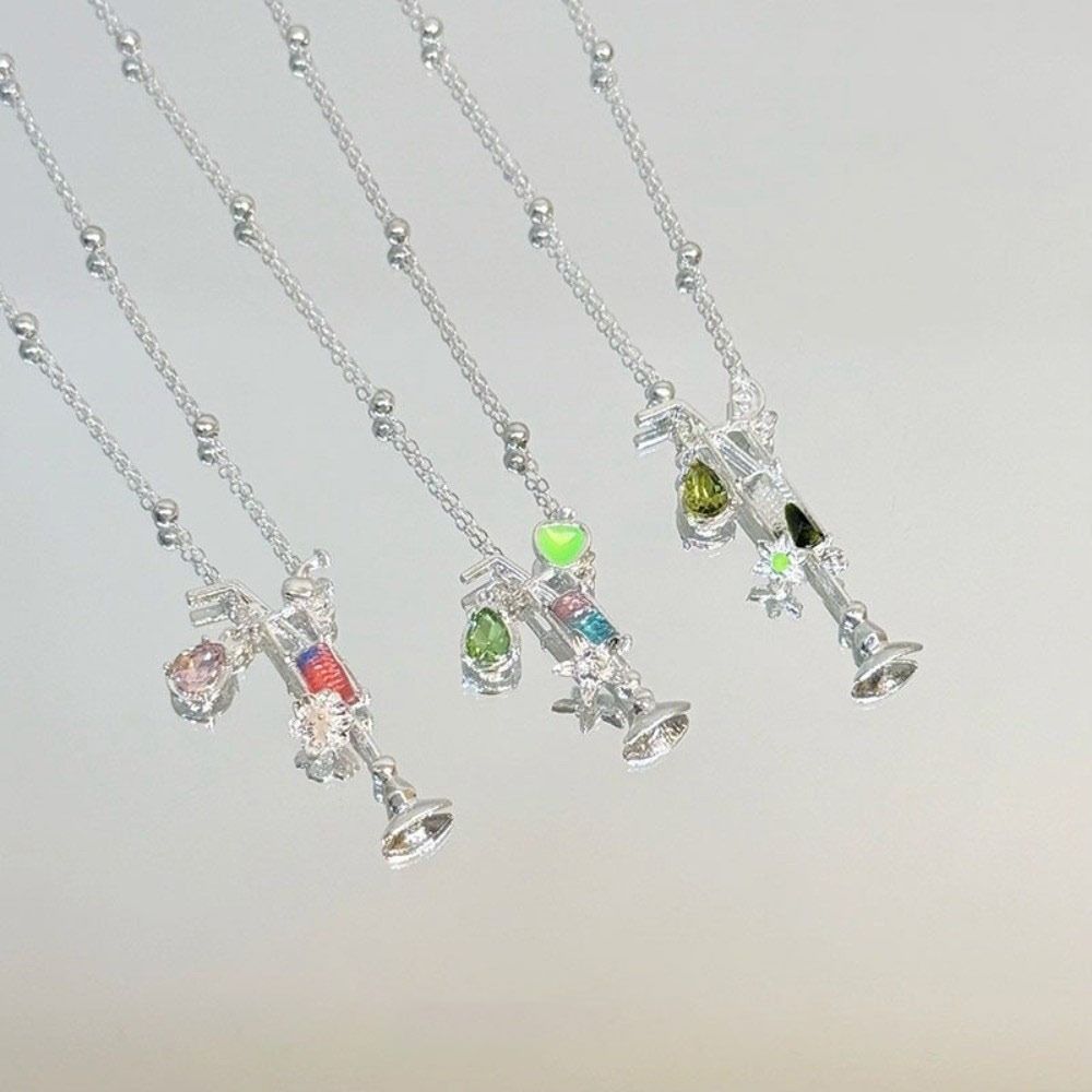 Geometric Necklace Water Drop Neck Chain New Pendant Necklace Daily Wear