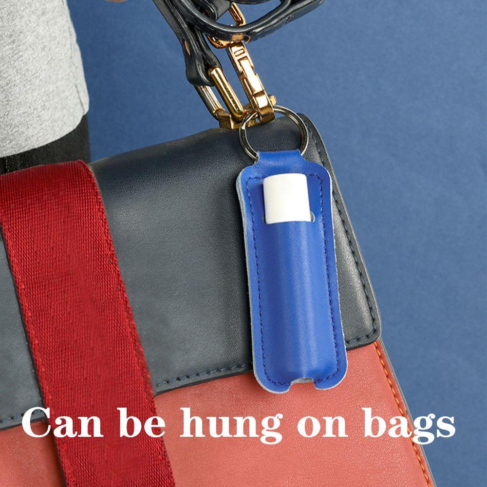 Lip Balm Bag Lip Balm Case Chapstick Holder Key Ring Holder Keychain Holder Lipstick Keychain Bag