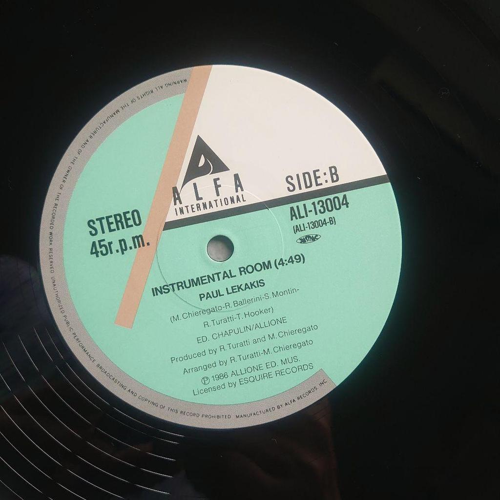 [USED] Paul Lekakis Eurobeat 12 Inch Single