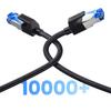 UltraShield Cat8 Ethernet Cable, 1.5m - High-Speed RJ45 Network Cable, Durable Copper Core – Black