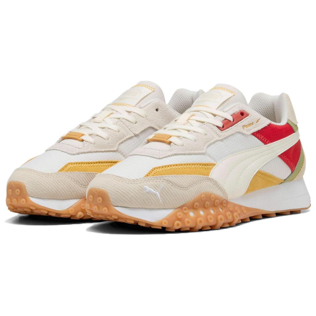 Puma Blktop Rider Unisex White Orange Multi 395907-09