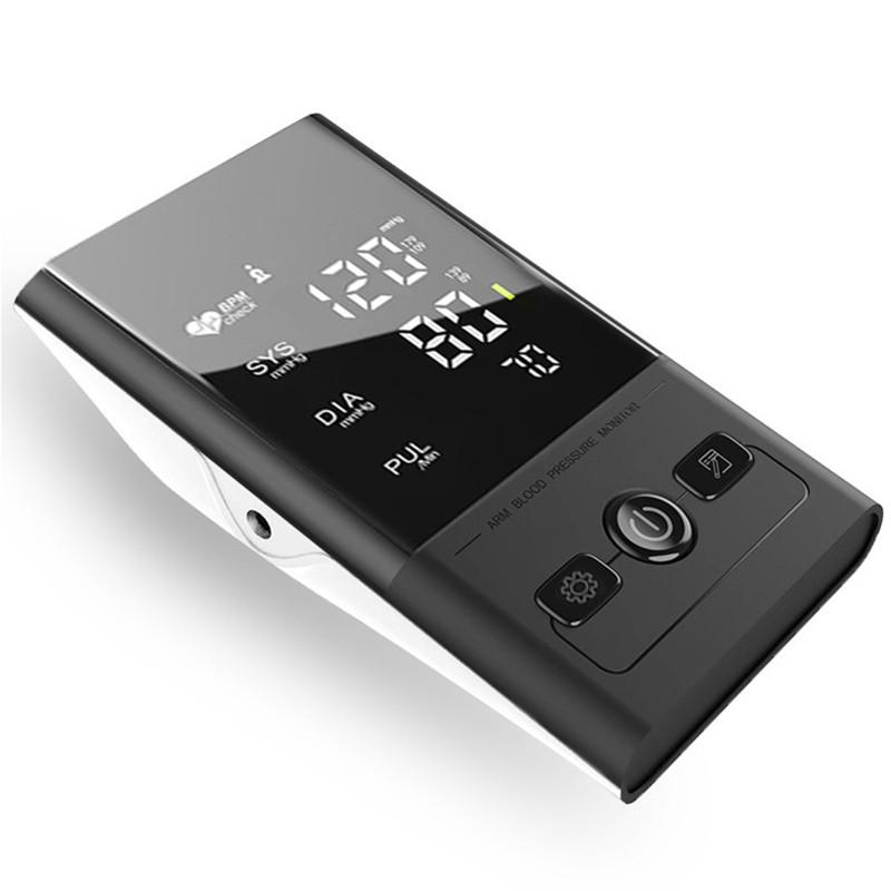 Automatisches Blutdruckmessgerät für den Oberarm, großer Bildschirm mit LED-Hintergrundbeleuchtung, automatisches digitales Blutdruckmessgerät, einstellbare Blutdruckmanschette, Tonometer