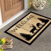 American Country Style Entry Door Mat Anti Slip Dust Removal Entryway Welcome Carpet Home Decoration