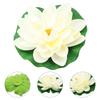 Floating Lotus Water Lily Plastic Simulation 18cm Artificial Lotus DIY Fake Plant Home Outdoor Decor Fashionable