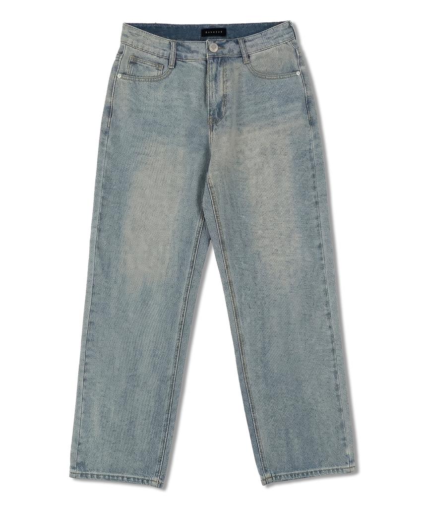 Eonoideu Basic Semi-Wide Denim Pants Lp7Du471_Indigo