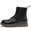 Chunky Boots For Women Men Genuine Leather Ankle Boots Female Motorcycle Men And Women Boots Big Size 35-48