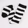 Stockings Color Block Striped Women Over The Knee Thigh High Socks for Christmas