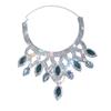 European And American Fashion Shiny Rhinestone Necklace Exquisite Multi-Colored Crystal Collarbone Chain Dinner Jewelry Necklace