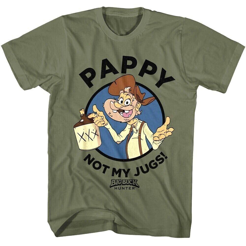 Big Buck Hunter Pappy not my Jugs Men T Shirt L