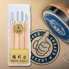 White Steel Carving Knife Four Piece Set Wood Carving Tools For Rubber Stamp(No.4 Suit)