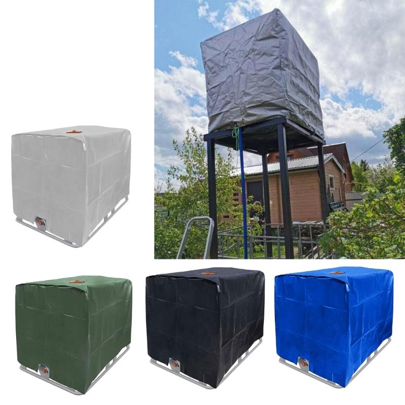 Large Capacity Storage Cover 1000L Polyester Fabric Featuring Sun Block Layer For Outdoor Container