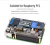 Raspberry Pi 5 PCIe to M.2 NVMe Expansion Board with PoE Power HAT
