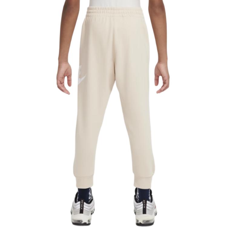 Nike Full Length Pants Sportswear Club FLEECE Children Aged 3 7 Years Old Dune White FV3360-126