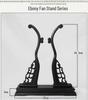 Folding Round Fan Holder - Classical Chinese Wedding & Palace Display Stand