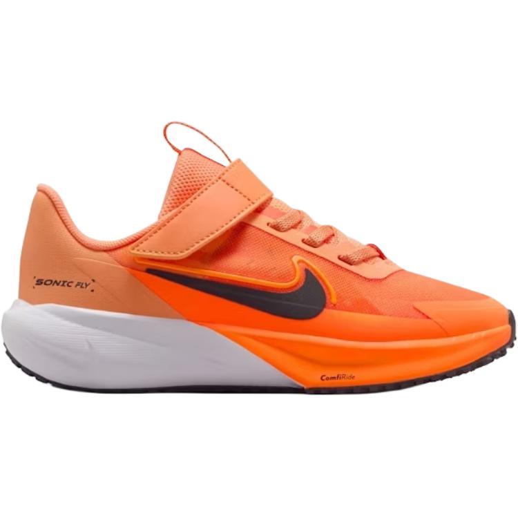 Nike Sonic Fly PS Marrakesh Total Orange Kids Sneakers Turf-Orange Black FZ0016-800