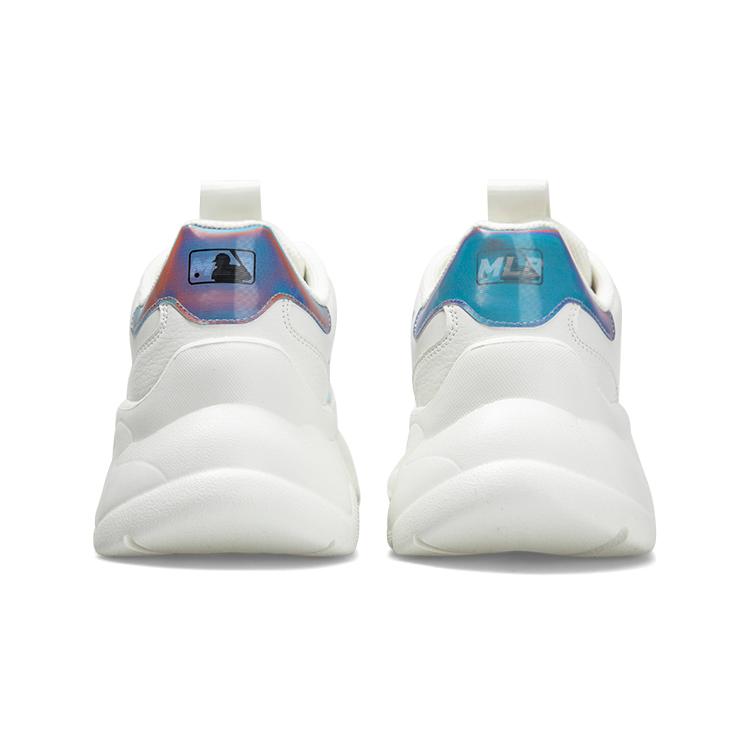 New MLB Big Ball Chunky A Meta Low Top Chunky Sneakers Unisex White Blue 3ASHBCM3N-07IVS