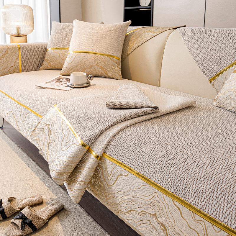 Sofa Cushion Universal In All Seasons  New Light Luxury High-End Sofa Cover Simple Non-Slip Sofa Cover Cloth Seat Cushion