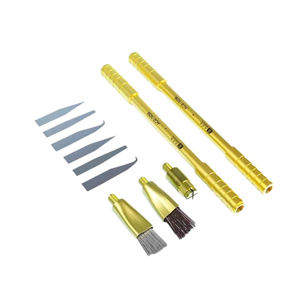 10 In 1 Phone Repair Tool Set Includes Scrapers Brushes Upgrades For Glues Removal Device Disassembly Electronics Cleaning