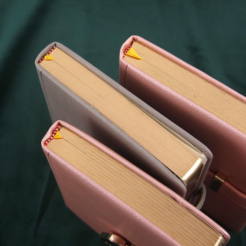 Love Lock Book Password Lock Diary Notebook Girl Heart Notebook