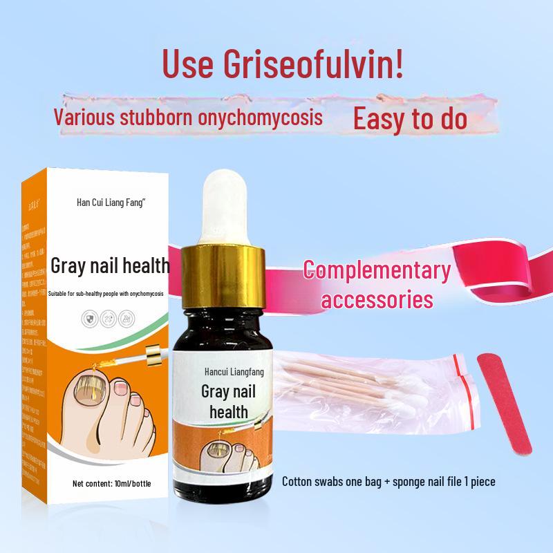 Hancui Liangfang Gray Nail Health Liquid - Onychomycosis Treatment Softener