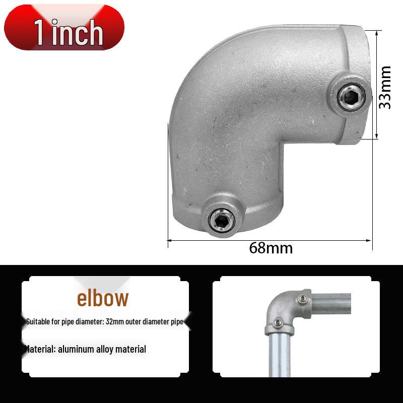 20/25/32mm Stahlrohrverbinder: Verzinkter 6-Punkt Rundbogen-Verbindungsbefestiger