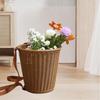 Tea Leaves Picking Basket Flower Storage Portable with Adjustable Straps Multipurpose Hand