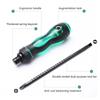Multifunctional Ratchet Screwdriver Double Purpose Telescopic Screwdriver Woodworking Household Repair Hand Tool
