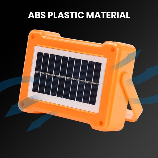 Portable Camping Flashlight USB/Solar Rechargeable LED Emergency Lamp with 6 Levels Adjustable Multifunctional Device Outdoor Tent Lamp Camping
