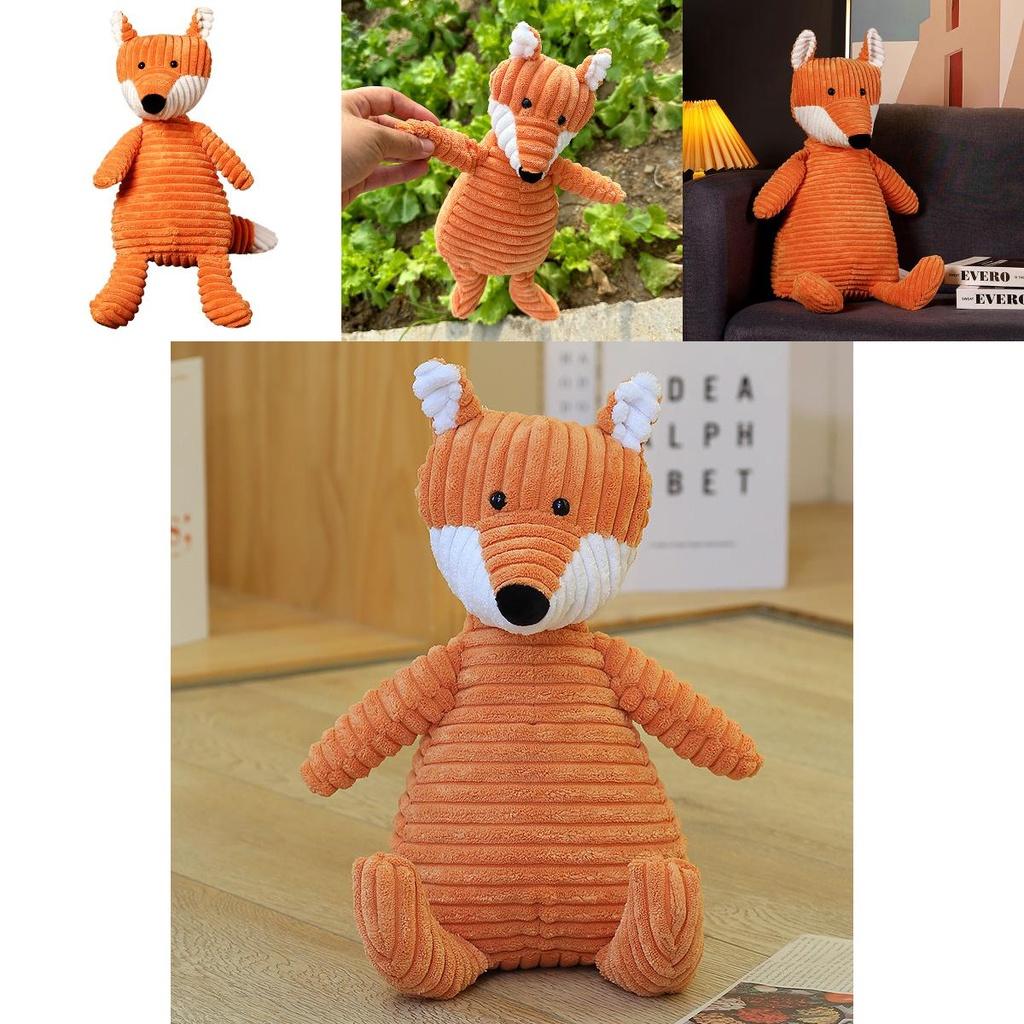 Peluche Volpe Arancione Carino Per Bambine Regalo di Compleanno Perfetto Morbido e Abbracciabile 15cm/33cm/42cm/65cm