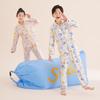 Hongdou Kids' Pure Cotton Long-Sleeve Pajama Set