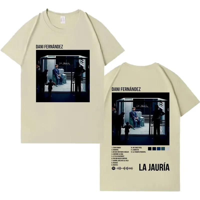 

Dani Fernandez La Jauria Gothic Cover 2026 TShirt Mens HipHop TShirt Crew Neck Casual High Quality Mass TShirt 4XL