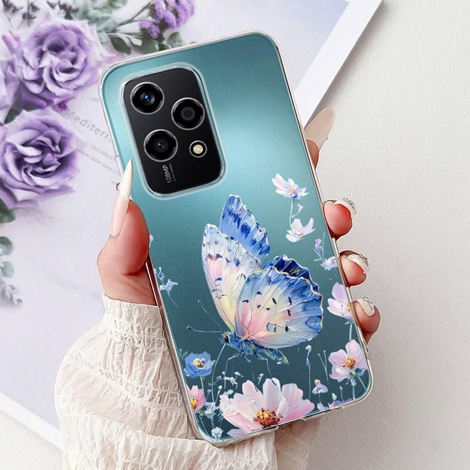 For Honor 200 Lite Case LLY-NX1 Cover Fashion Butterfly Silicone Protector Phone Case For Honor 200 Pro Honor200 Pro Soft Covers