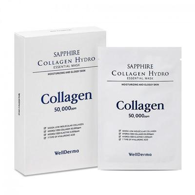 Maschera idroelettrica essenziale al collagene zaffiro, cosmetici coreani, Kbeauty, campione