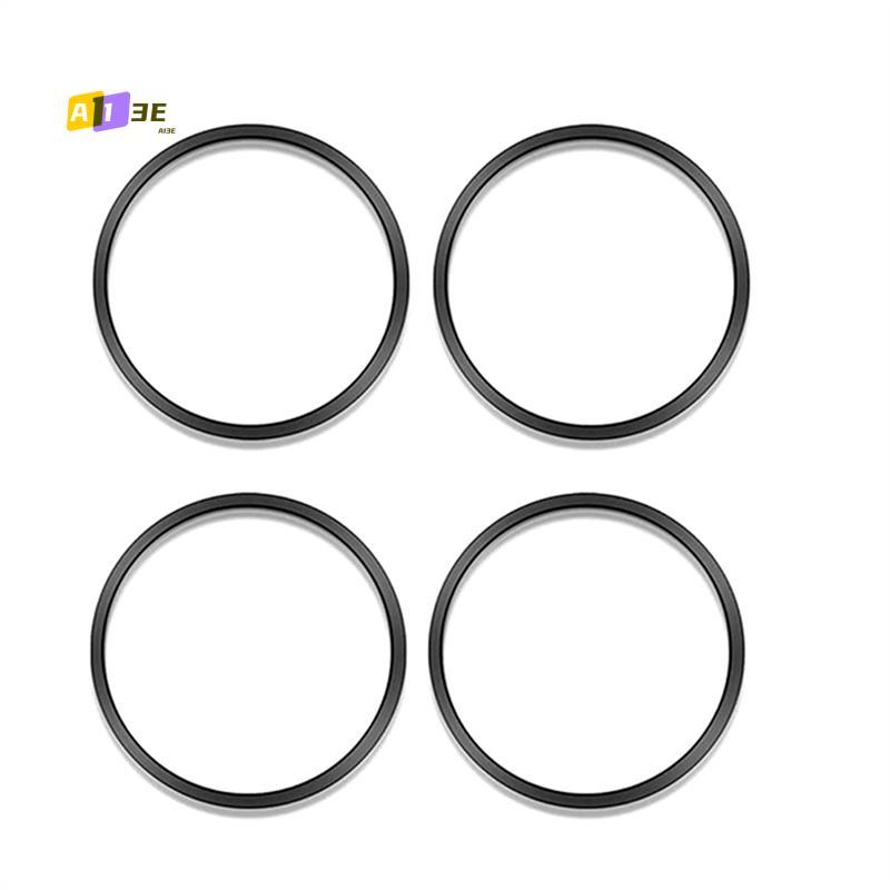 A03E-4Pcs Car Interior AC Vent Outer Surrounding Circle Ring Trims For Toyota Tacoma 2016-