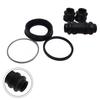 Black Rear Brake Seal Kit Caliper Gasket Replacement Installation Easy To Install Non-deformation Wear-resistant