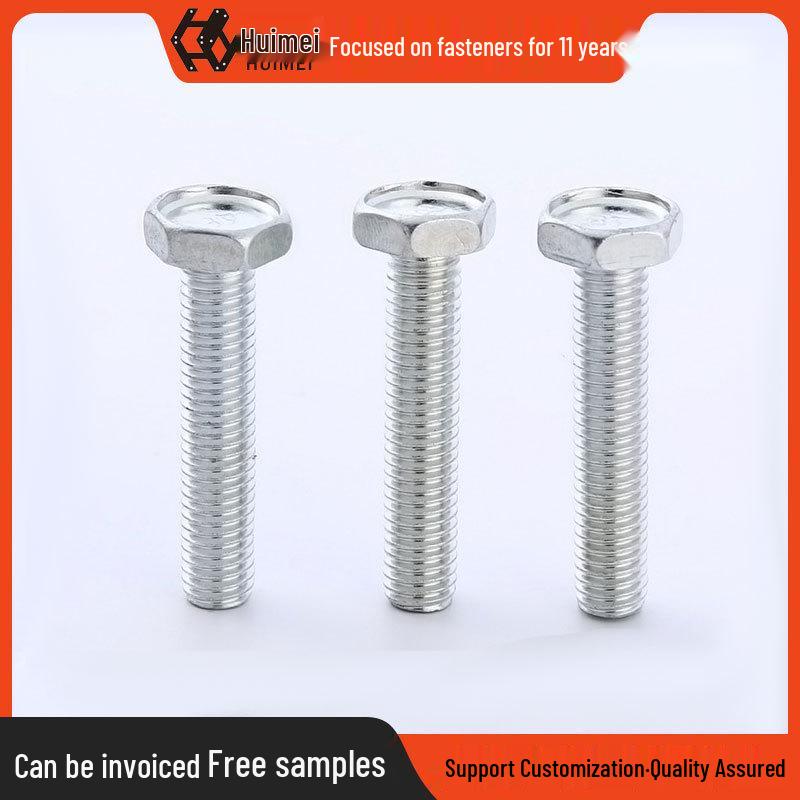 M3-M64 Huimei 4.8 Grade Galvanized Iron External Hex Bolt with Recessed Head