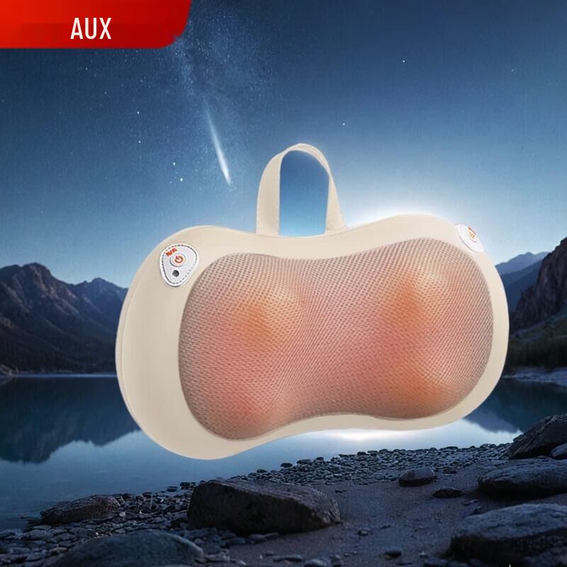 Aux Heated Lumbar & Back Massage Cushion