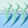 FAWNMUM Smooth Round Dental Floss Picks