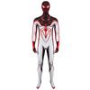 Spider-man Ps5 Miles Morales T.r.a.c.k. Costume da Cosplay Bianco per Adulti