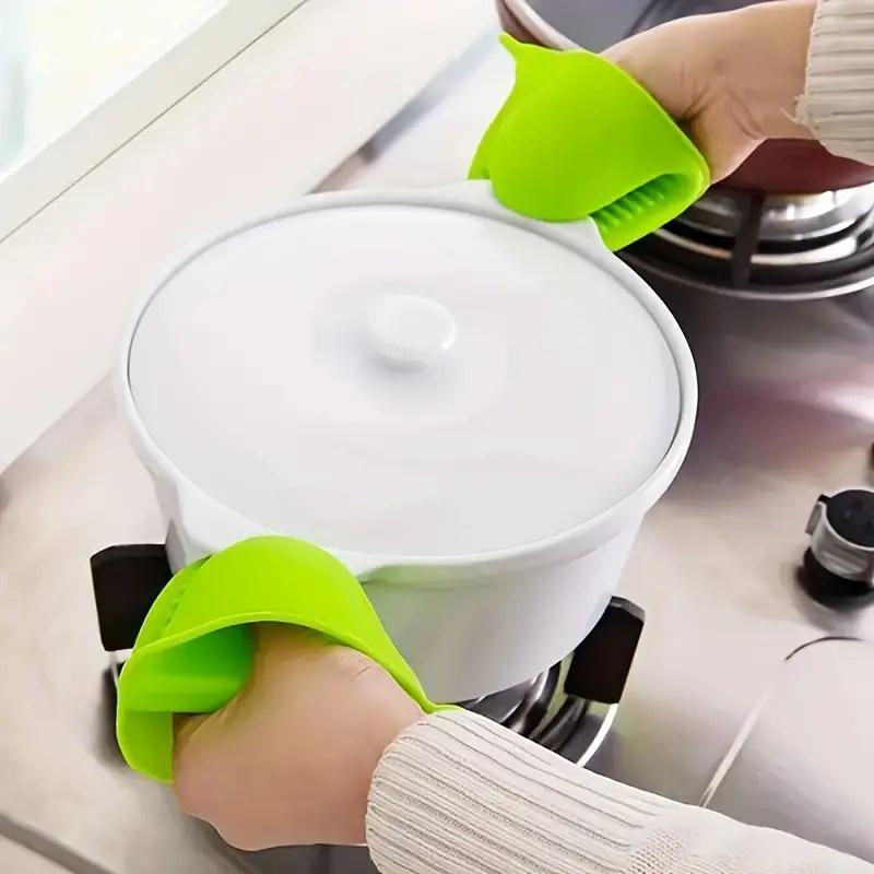 Thickened Silicone Heat Resistant Gloves Insulated Hand Clip Microwave Ovens Baking Tool Gloves Tools Silicone Pot Holder Gloves
