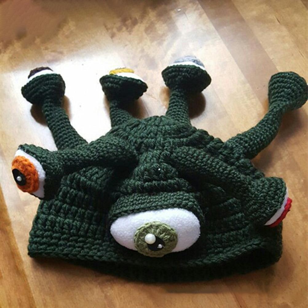 Cthulhu Mythos Monster Hut Winter Strickmützen Lustige Beanie für Damen Herren Geschenk für Weihnachten Geburtstag Valentinstag