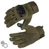 כפפות רכיבה טקטיות לחוץ טיולים רכיבה תואמות מסך מגע נגד החלקה ניילון אצבעות מלאות למבוגרים קלות משקל