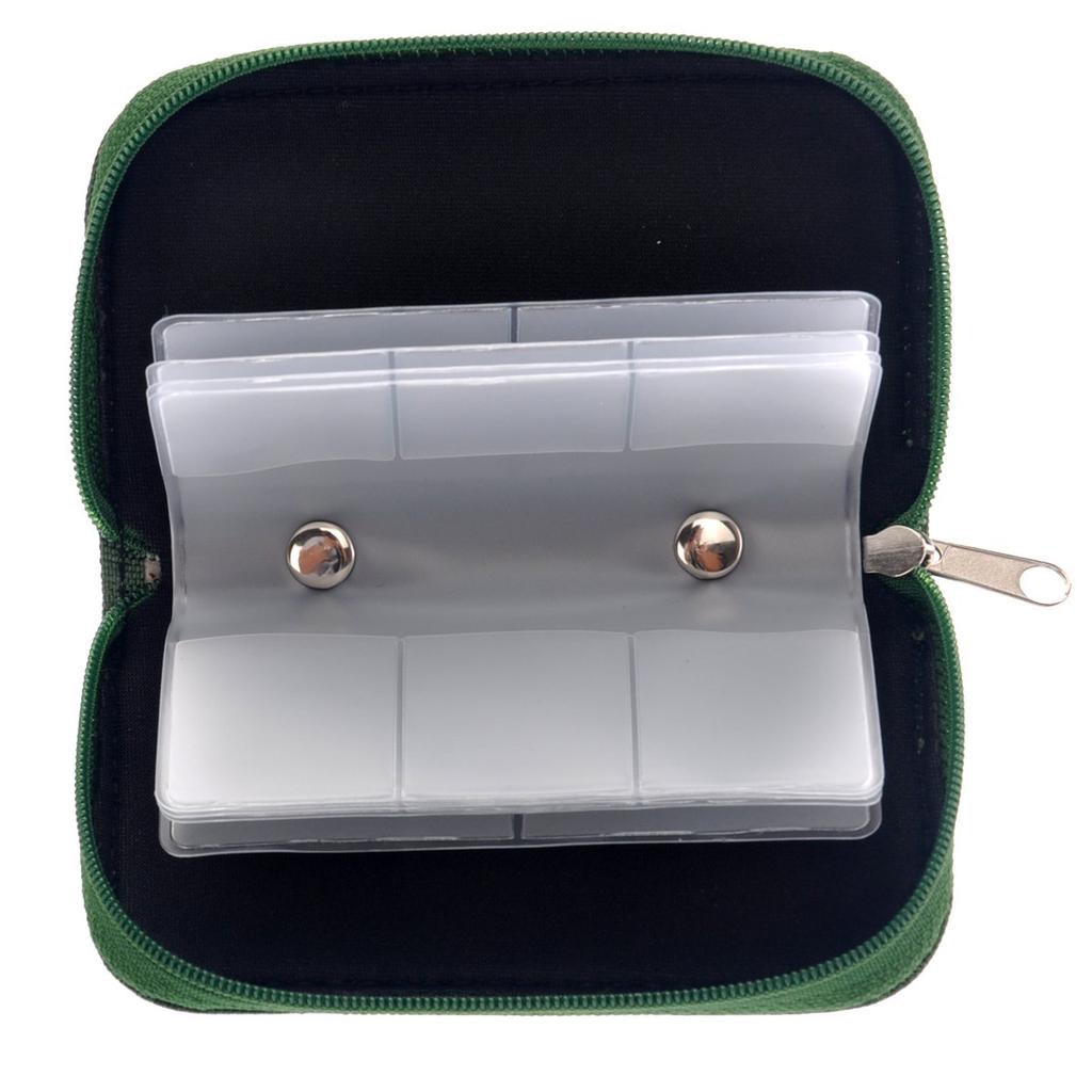 Portátil 22 ranuras SD SDHC MMC CF Micro SD Memoria Tarjeta Titular Bolsa Caso Zip K7X9 Portátil 22 ranuras SD SDHC MMC CF Micro SD Memoria Tarjeta Titular Bolsa Caso Zip K7X9