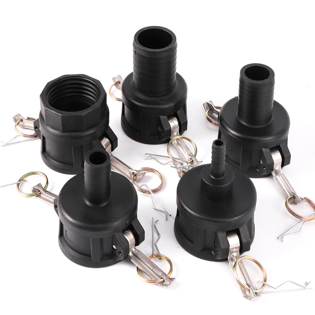 Cam Lock Adapter IBC Tank Quick Connect Internal Cam Lock Fitting Type C Polypropylene Cam Lock Fitting Standard Female Fitti